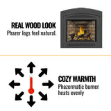 Napoleon Ascent 70 Direct Vent Electronic Ignition Propane Gas Fireplace, 35" [GX70PTE/NTE-1]