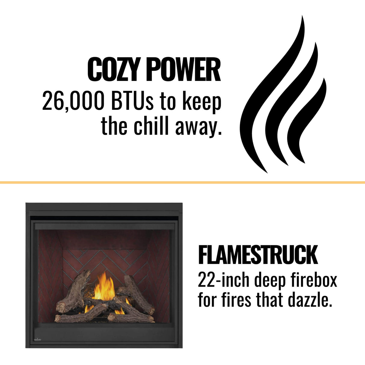 Napoleon Ascent Deep 42 Direct Vent Electronic Ignition Natural Gas [D42NTRE]