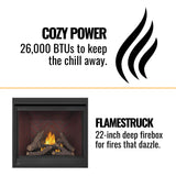 Napoleon Ascent Deep 42 Direct Vent Electronic Ignition Natural Gas [D42NTRE]