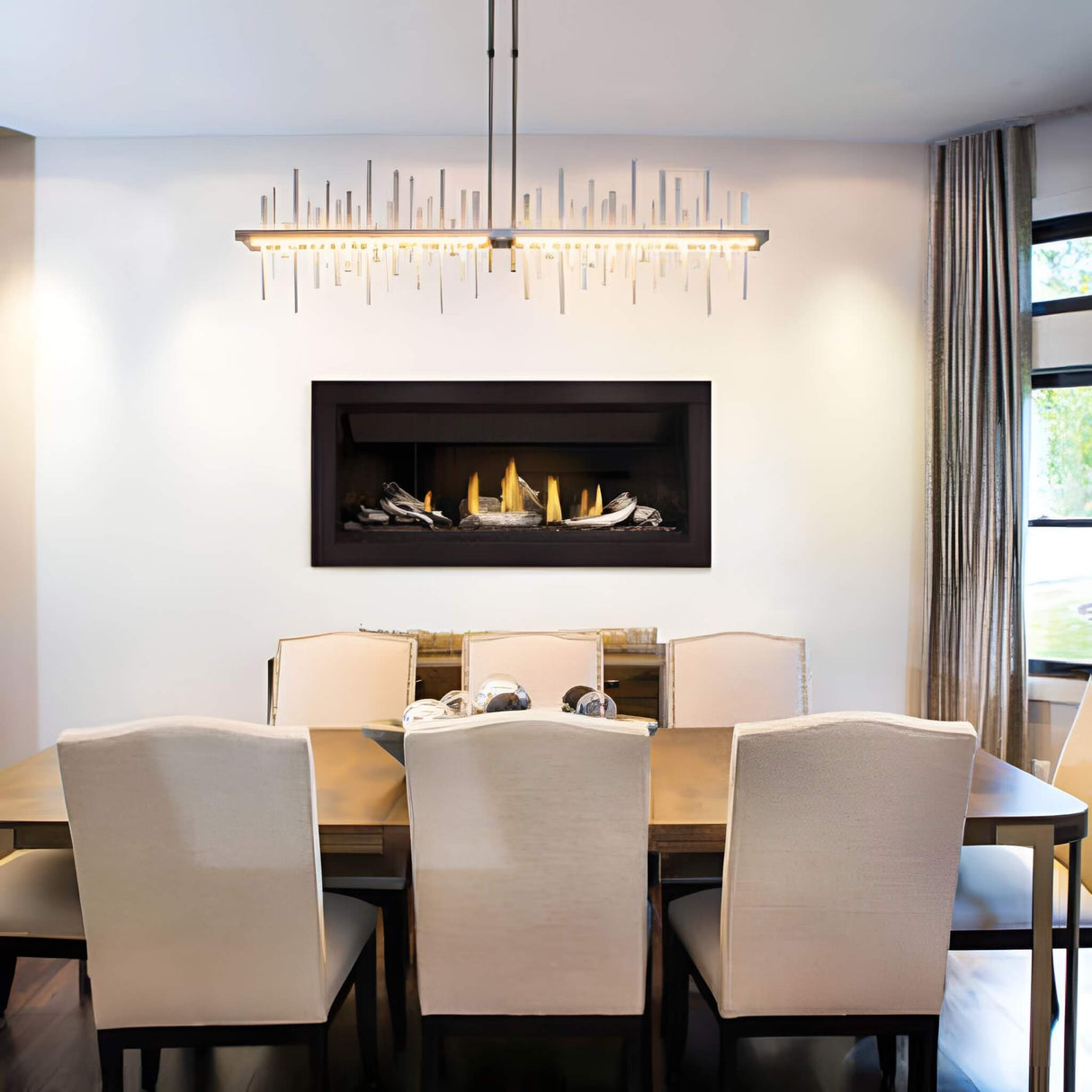 Napoleon Ascent LINEAR Premium Direct Vent Natural Gas Fireplace Battery Back-Up Control [BLP42/46/56NTE]