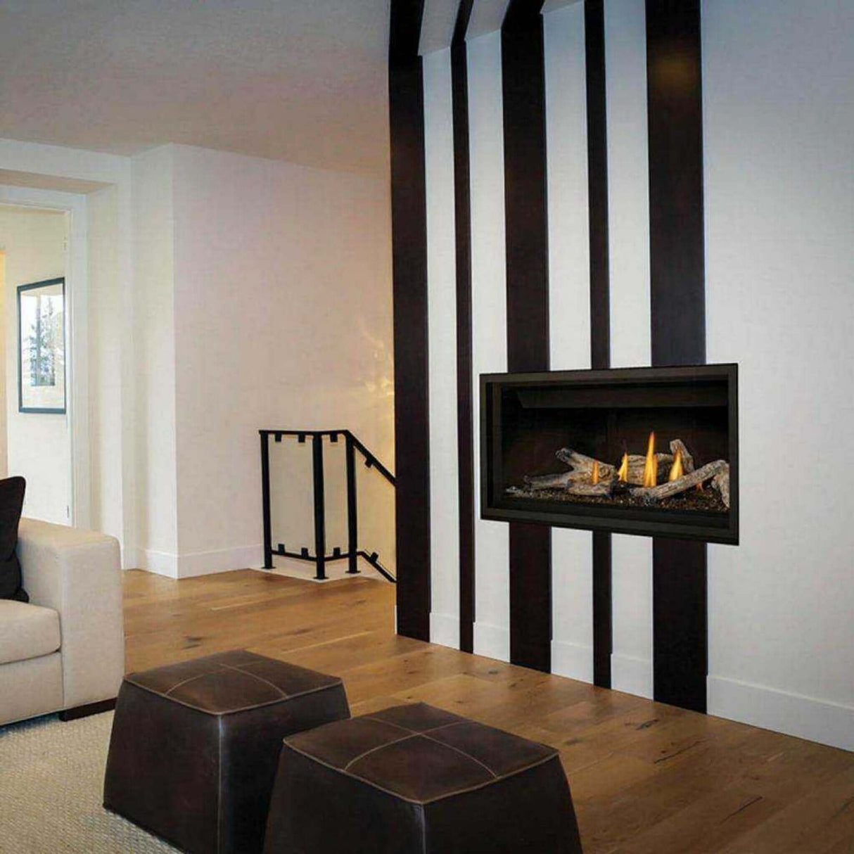 Napoleon Ascent 42" Linear Premium Direct Vent Natural Gas Fireplace With Bluetooth Features [BLP42NTE]