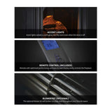 Napoleon Tall Linear Vector Direct Vent Natural Gas Fireplace With Remote Control [TLV50/62/74N]