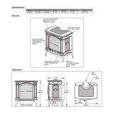 Napoleon Bayfield 25" Direct Vent Electronic Ignition Natural Gas Cast Iron Stove, 23" [GDS25NA-1]