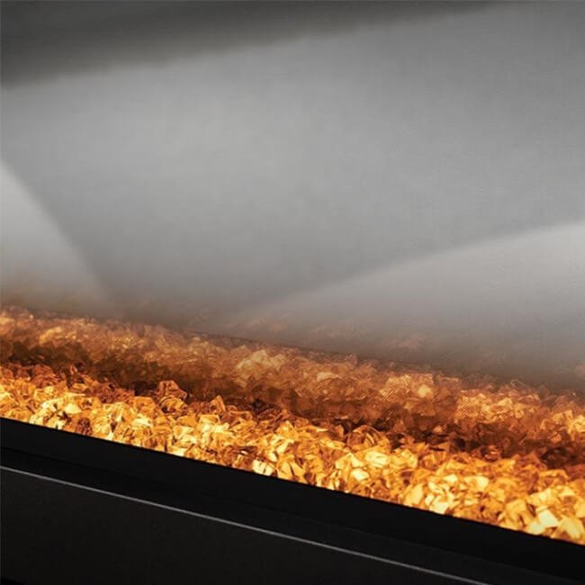 Napoleon Clearion Elite 60 Fully Recessed See Thru Wall Mounted Electric Fireplace, 60" [NEFBD60HE]