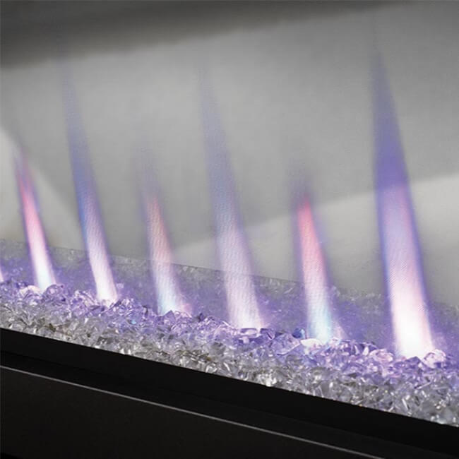 Napoleon Clearion Elite 60 Fully Recessed See Thru Wall Mounted Electric Fireplace, 60" [NEFBD60HE]