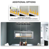 Napoleon Clearion Elite 60 Fully Recessed See Thru Wall Mounted Electric Fireplace, 60" [NEFBD60HE]
