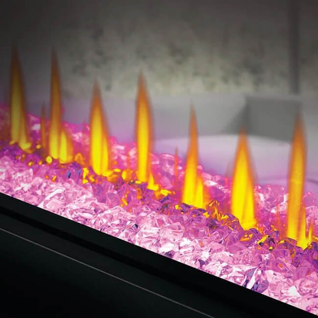 Napoleon Clearion Elite 60 Fully Recessed See Thru Wall Mounted Electric Fireplace, 60" [NEFBD60HE]