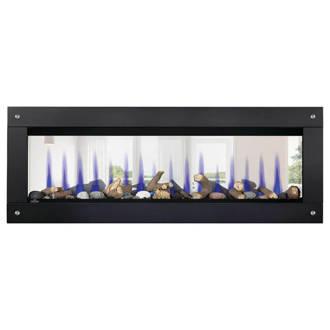 Napoleon Clearion Elite 60 Fully Recessed See Thru Wall Mounted Electric Fireplace, 60" [NEFBD60HE]