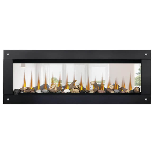 Napoleon Clearion Elite 60 Fully Recessed See Thru Wall Mounted Electric Fireplace, 60" [NEFBD60HE]