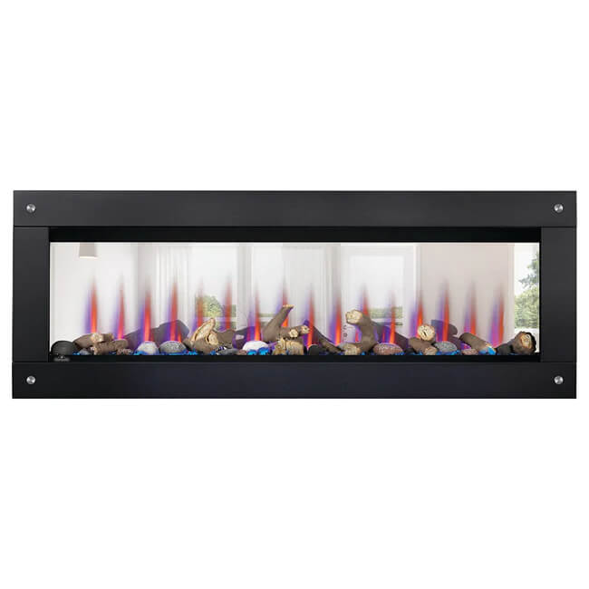 Napoleon Clearion Elite 60 Fully Recessed See Thru Wall Mounted Electric Fireplace, 60" [NEFBD60HE]