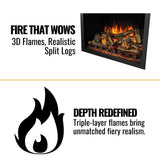 Napoleon Elevation 36" Built-In Electric Fireplace [NEFB36H-MF]