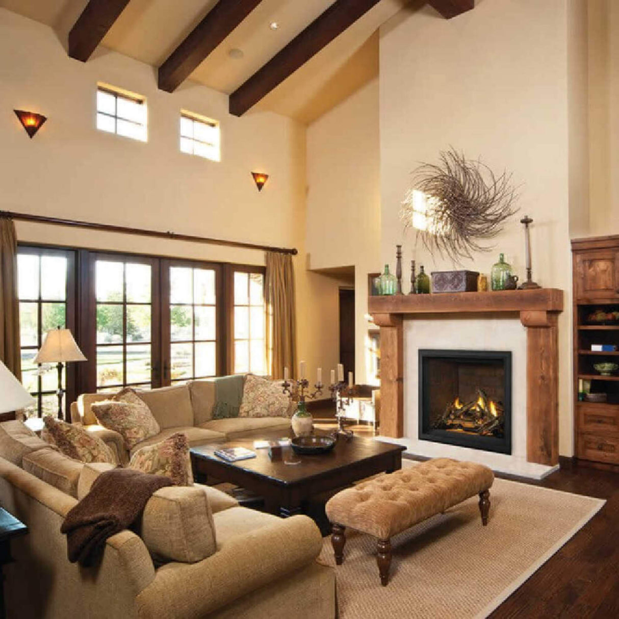 Napoleon Elevation X 36 Direct Vent Electronic Ignition Propane Gas Fireplace With Remote Control, 38" [EX36N/PTEL]