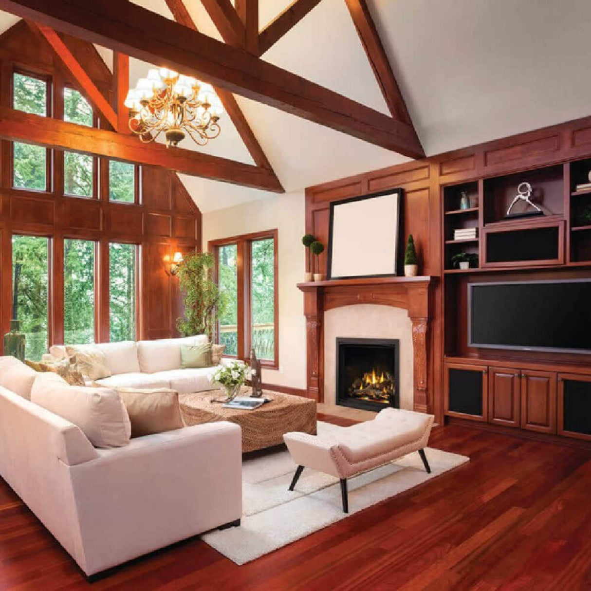 Napoleon Elevation X 36 Direct Vent Electronic Ignition Propane Gas Fireplace With Remote Control, 38" [EX36N/PTEL]