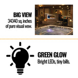 Napoleon Galaxy 48 Outdoor Linear See-Thru Electronic Start Natural Gas Fireplace, 50" [GSS48STE]