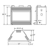 Napoleon Grandville Vent-Free Natural Gas Fireplace [GVF42-1N]