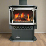 Napoleon Haliburton 50 Direct Vent Millivolt Ignition Compact Natural Gas Stove, 22" [GDS28-1NSB]