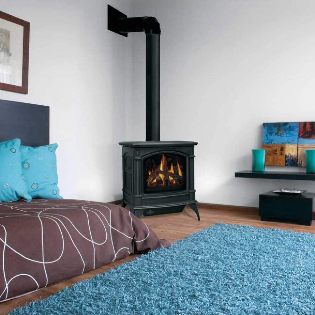 Napoleon Knightsbridge 60 Majolica Brown Natural Gas Stove With Flame And Heat Adjustment, 27" [GDS60-1NNSB]