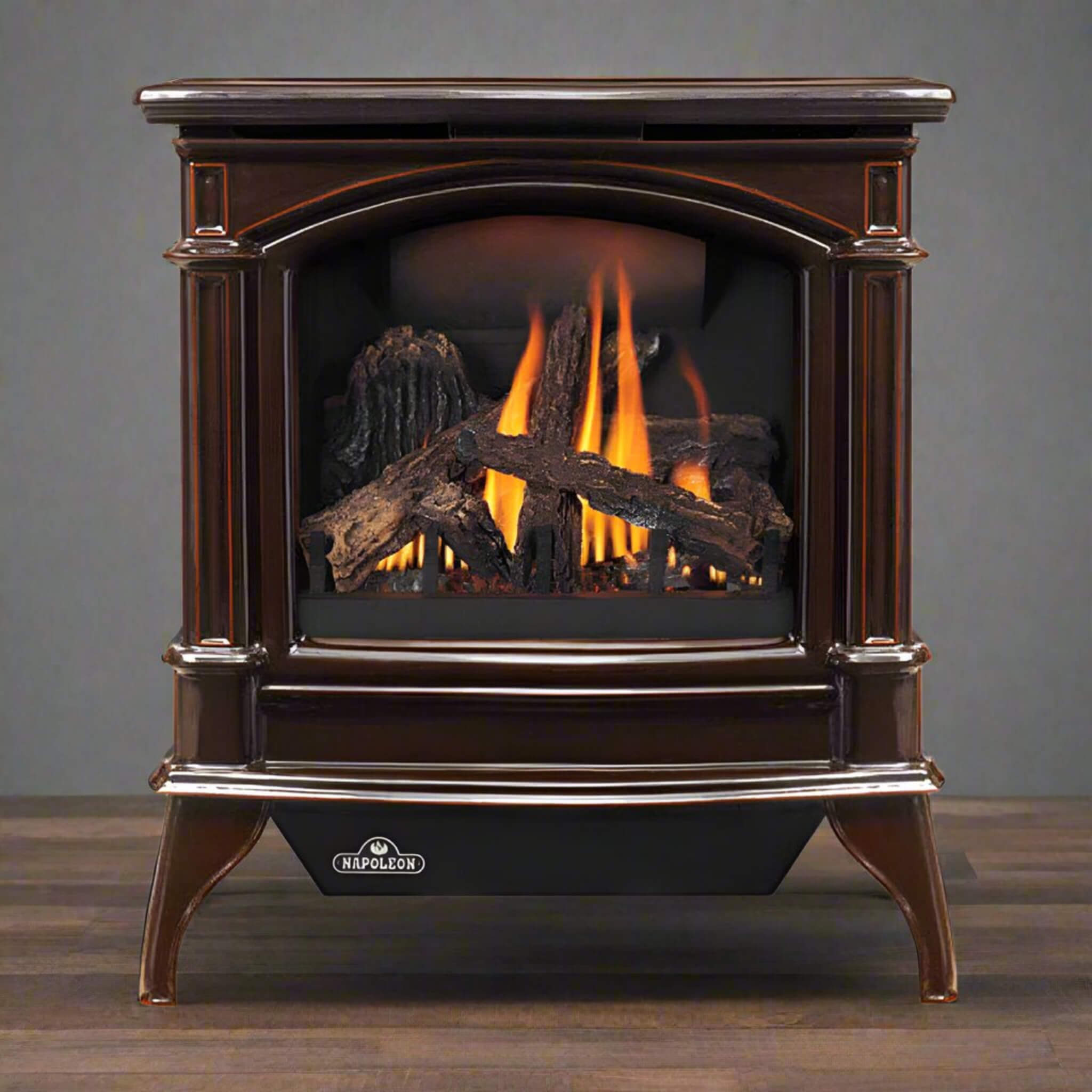 Napoleon Knightsbridge 60 Majolica Brown Natural Gas Stove With Flame And Heat Adjustment, 27" [GDS60-1NNSB]