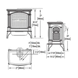 Napoleon Knightsbridge 60 Majolica Brown Natural Gas Stove With Flame And Heat Adjustment, 27" [GDS60-1NNSB]