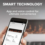 Napoleon Luminex 65" LCD Built-In Electric Fireplace With Remote Control [NEFL65LCD-3SV]