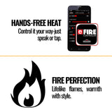 Napoleon Luminex 65" LCD Built-In Electric Fireplace With Remote Control [NEFL65LCD-3SV]