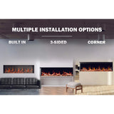 Napoleon Luminex 65" LCD Built-In Electric Fireplace With Remote Control [NEFL65LCD-3SV]