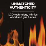 Napoleon Luminex 65" LCD Built-In Electric Fireplace With Remote Control [NEFL65LCD-3SV]