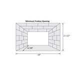 Napoleon Oakville 3 Direct Vent Natural Gas Fireplace Insert, 28" [GDI3N-1]