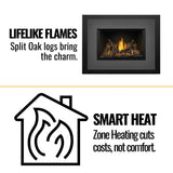 Napoleon Oakville 3 Direct Vent Natural Gas Fireplace Insert, 28" [GDI3N-1]