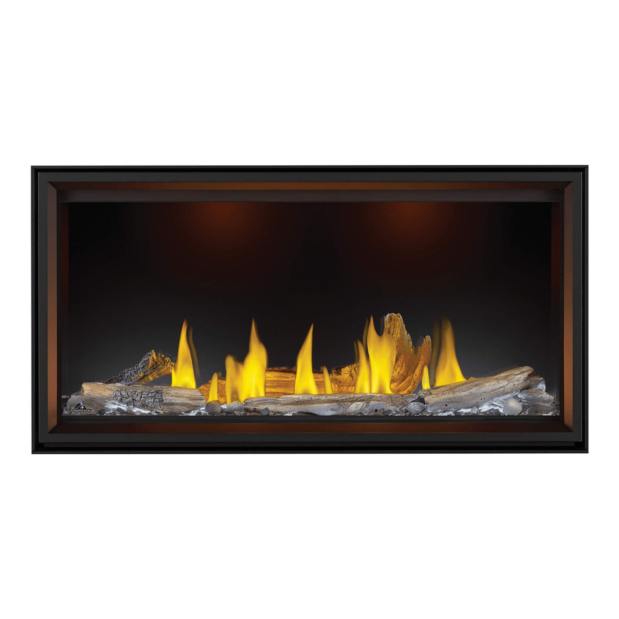 Napoleon Tall Linear Vector Direct Vent Natural Gas Fireplace With Remote Control [TLV50/62/74N]