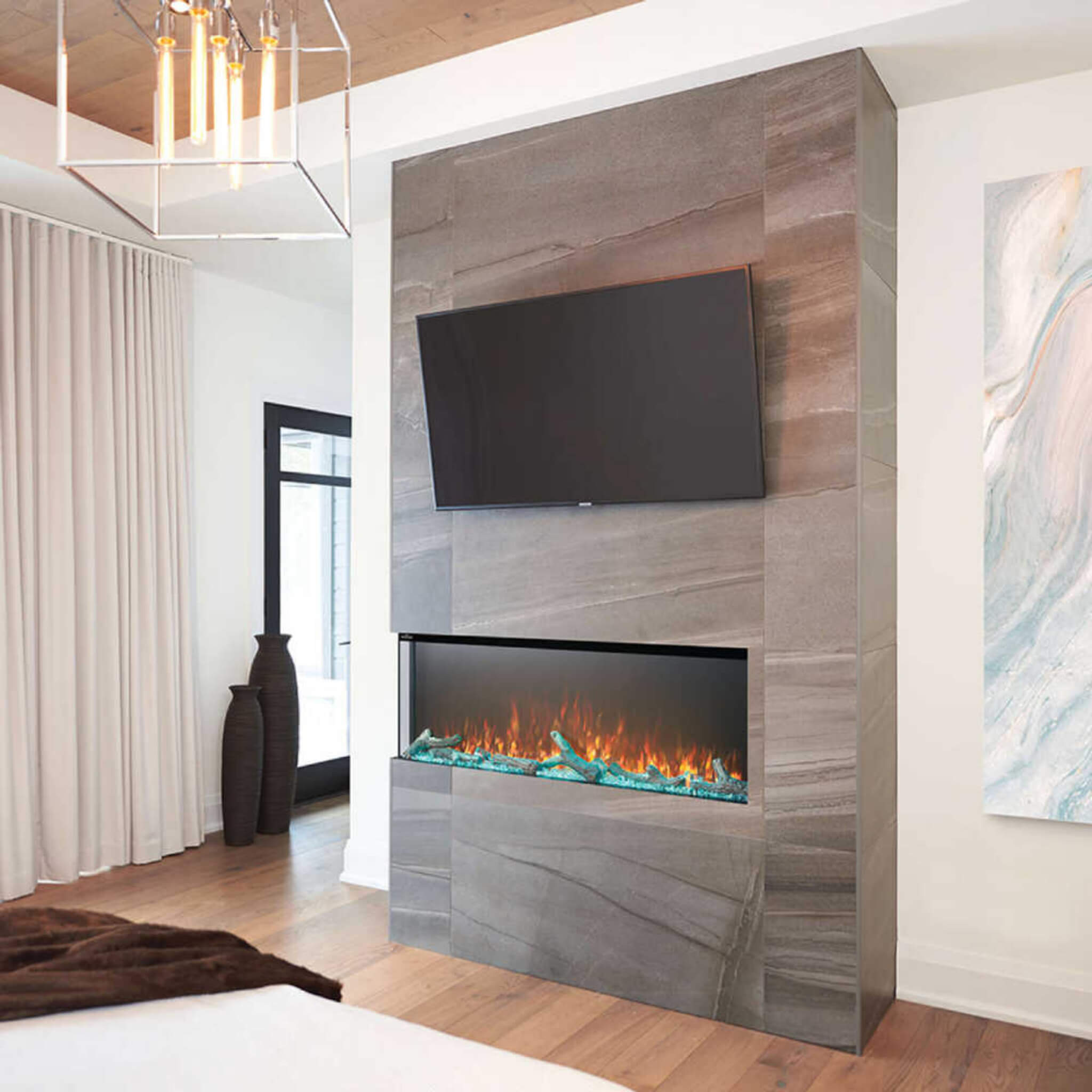 Napoleon Trivista 3 Sided Built-In Electric Linear Fireplace [NEFB50H/60H-3SV]