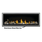 Napoleon Vector 50 Single-Sided Direct Vent Electronic Natural Gas Fireplace With Night Light System, 65" [LV50N-2]