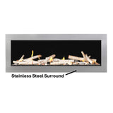 Napoleon Vector 50 Single-Sided Direct Vent Electronic Natural Gas Fireplace With Night Light System, 65" [LV50N-2]