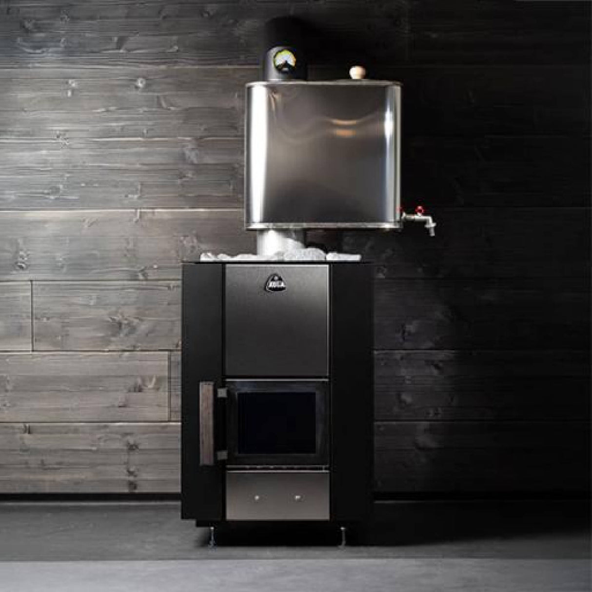 Narvi Kuru 13/16KW Wood-Burning Sauna Stove With Stones [2146/47] (SAK29015)