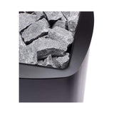 Narvi NC Black Wood-Burning Sauna Stove With Stones (SAK45812)