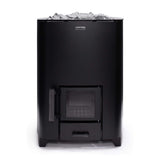 Narvi NC Black Wood-Burning Sauna Stove With Stones (SAK45812)