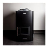 Narvi NC Black Wood-Burning Sauna Stove With Stones (SAK45812)