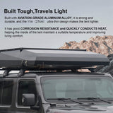 Naturnest Sirius 3 Premium 2XL 3-Person Clamshell Roof Top Tent (SAK62917)