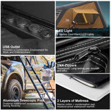 Naturnest Sirius 3 Premium 2XL 3-Person Clamshell Roof Top Tent (SAK62917)