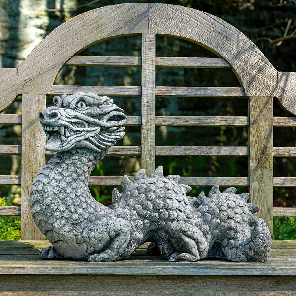 Campania Festival Dragon Garden Statue - OR-182