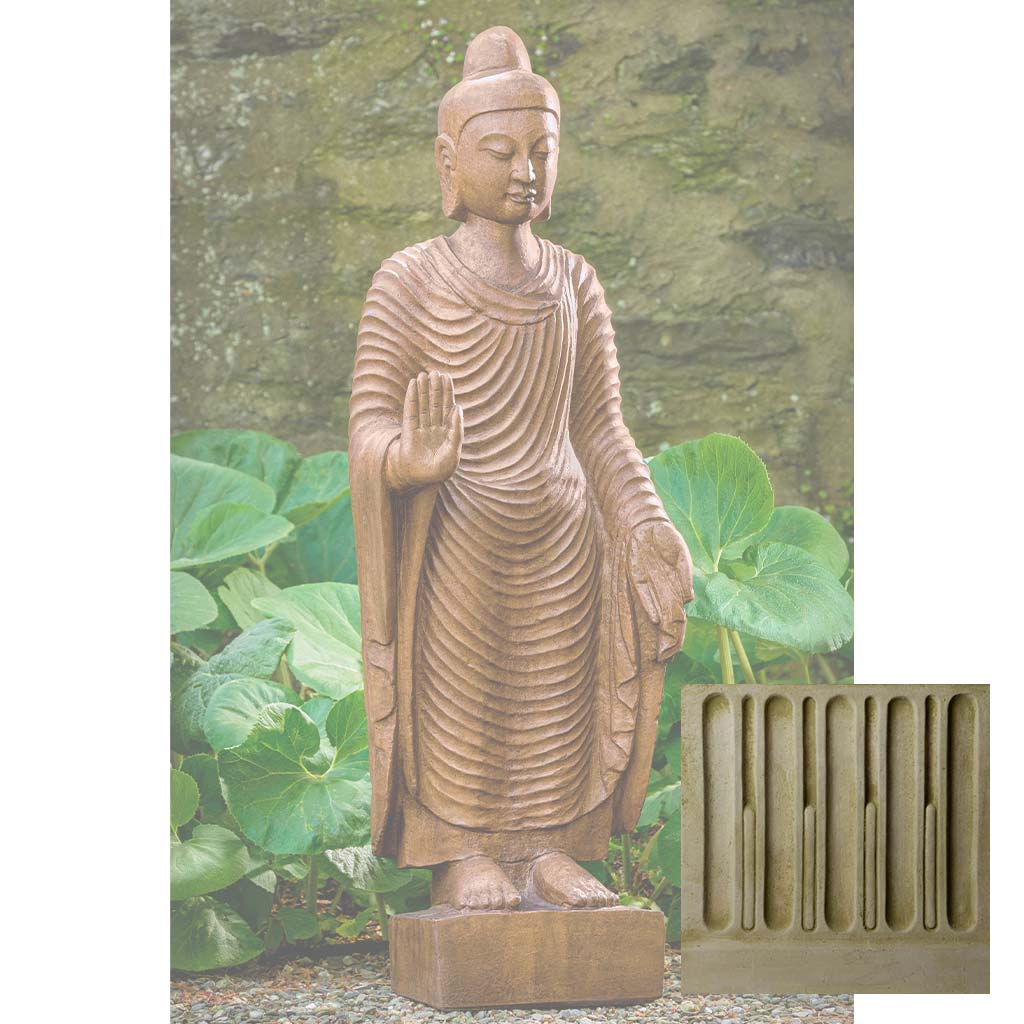 Campania Abhaya Buddha Garden Statue - OR-186