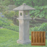 Campania Aizu Lantern Garden Statue - OR-190