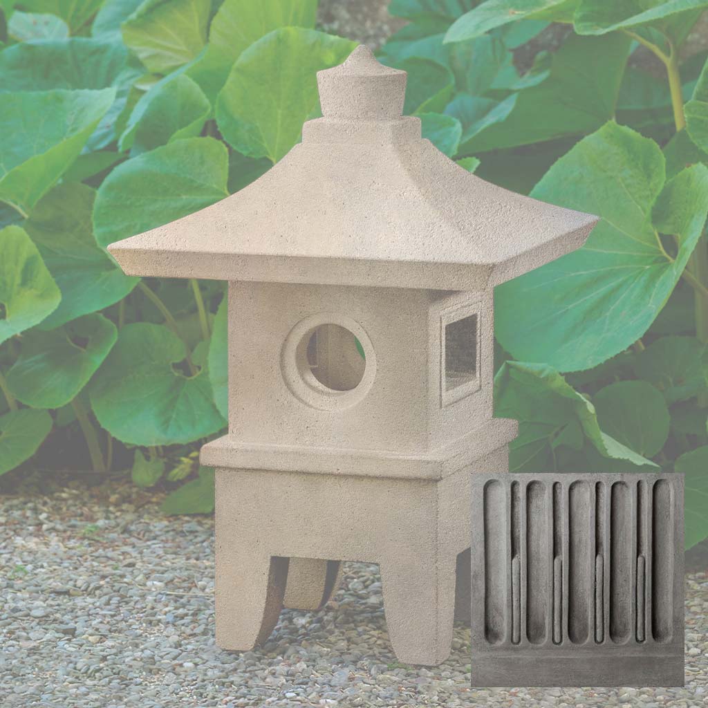 Campania Kashimo Lantern Garden Statue - OR-191