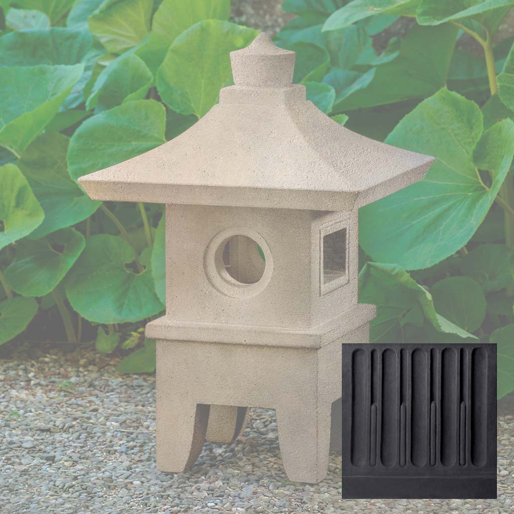 Campania Kashimo Lantern Garden Statue - OR-191