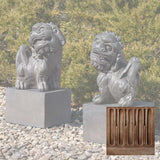 Campania Japanese Foo Dogs Set Garden Statue - OR-196 SET