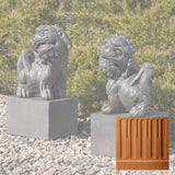 Campania Japanese Foo Dogs Set Garden Statue - OR-196 SET