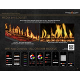 Modern Flames 100" Orion Multi HelioVision Linear Electric Fireplace [OR100-MULTI]