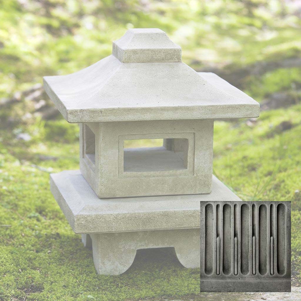 Campania Atsumi Lantern Garden Statue - OR-107