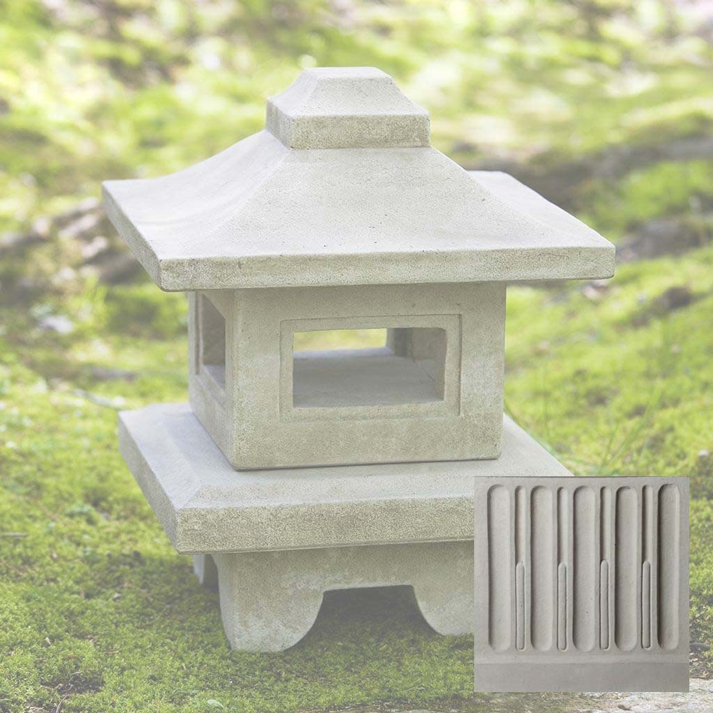 Campania Atsumi Lantern Garden Statue - OR-107