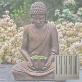 Campania Lotus Buddha Garden Statue - OR-155